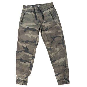 TNA Camouflage Jogger Pants With Elastic Waist Size 2 Cotton Blend Casual Style